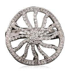 14KT White Gold 0.90ctw Diamond Ring