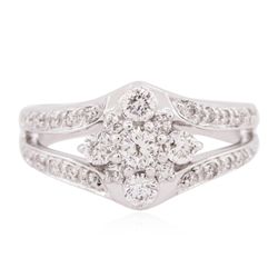 14KT White Gold 1.00ctw Diamond Ring