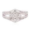 Image 1 : 14KT White Gold 1.00ctw Diamond Ring