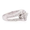 Image 2 : 14KT White Gold 1.00ctw Diamond Ring
