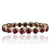 Image 2 : 14KT Yellow Gold 18.54ctw Ruby and Diamond Bracelet