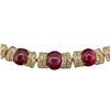 Image 2 : 18KT Yellow Gold 47.33ctw Ruby and Diamond Suite