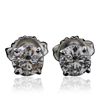 Image 1 : 14KT White Gold 1.47ctw Diamond Earrings