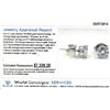 Image 3 : 14KT White Gold 1.47ctw Diamond Earrings