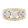 Image 1 : 14KT Two-Tone Gold 1.00ctw Diamond Ring