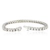 Image 3 : 14KT White Gold 4.10ctw Diamond Tennis  Bracelet