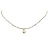 Image 1 : 14KT Yellow Gold 21.73ctw Rough Diamond Necklace With Charm