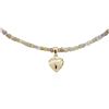 Image 2 : 14KT Yellow Gold 21.73ctw Rough Diamond Necklace With Charm
