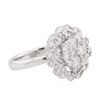Image 2 : 14KT White Gold 0.84ctw Diamond Ring