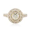 Image 1 : 14KT Yellow Gold 1.37ctw Diamond Ring