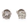 Image 1 : 14KT White Gold 1.82ctw Diamond Solitaire Earrings