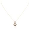 Image 1 : 10KT Yellow Gold 0.50ctw Diamond Pendant With Chain