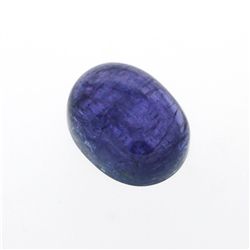 28.04ctw. One Oval Cabochon Cut Tanzanite