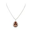 Image 1 : 18KT White Gold GIA Certified 41.45ct Morganite and Diamond Necklace