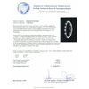 Image 4 : 14KT White Gold 24.00ctw Sapphire and Diamond Bracelet