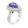 Image 3 : 14KT White Gold 5.16ct Tanzanite and Diamond Ring