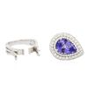 Image 4 : 14KT White Gold 5.16ct Tanzanite and Diamond Ring