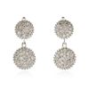 Image 1 : 14KT White Gold 1.18ctw Diamond Earrings