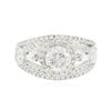 Image 1 : 18KT White Gold 2.05ctw Diamond Ring