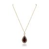 Image 2 : 14KT Yellow Gold 17.06ct Ruby and Diamond Pendant With Chain