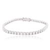 Image 1 : 18KT White Gold 9.04ctw Diamond Tennis Bracelet