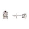 Image 2 : 14KT White Gold 1.22ctw Diamond Solitaire Earrings