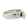 Image 2 : 14KT White Gold 0.26ct Marquise Cut Diamond Ring A10270