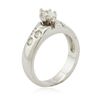 Image 3 : 14KT White Gold 0.26ct Marquise Cut Diamond Ring A10270