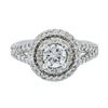 Image 1 : 14KT White Gold 1.15ctw Diamond Ring