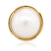 Image 3 : 14KT Yellow Gold Pearl and Diamond Jewelry Suite