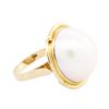 Image 4 : 14KT Yellow Gold Pearl and Diamond Jewelry Suite