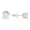 Image 2 : 14KT White Gold 1.44ctw Diamond Stud Earrings