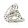 Image 2 : 14KT White Gold 1.00ctw Diamond Ring