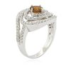 Image 3 : 14KT White Gold GIA Certified 1.32ctw Diamond Ring