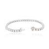 Image 3 : 14KT White Gold 7.39ctw Diamond Tennis Bracelet
