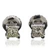 Image 1 : 14KT White Gold 0.60ctw Diamond Stud Earrings