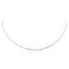 Image 1 : 18KT White Gold 3.39ctw Diamond Necklace