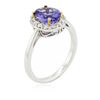 Image 3 : 14KT Two-Tone Gold 1.83ct Tanzanite and Diamond Ring