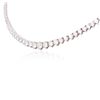 Image 3 : 18KT White Gold 9.34ctw Diamond Necklace
