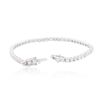 Image 3 : 18KT White Gold 5.78ctw Diamond Tennis Bracelet