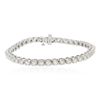 Image 1 : 14KT White Gold 4.15ctw Diamond Tennis  Bracelet