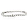 Image 2 : 14KT White Gold 4.15ctw Diamond Tennis  Bracelet