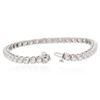 Image 3 : 14KT White Gold 4.15ctw Diamond Tennis  Bracelet