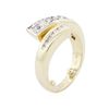 Image 3 : 14KT Two-Tone Gold 0.25ctw Diamond Ring