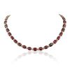 Image 1 : 14KT Yellow Gold 52.70ctw Ruby and Diamond Necklace