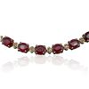Image 2 : 14KT Yellow Gold 52.70ctw Ruby and Diamond Necklace