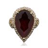 Image 1 : 14KT Yellow Gold 13.96ct Ruby and Diamond Ring