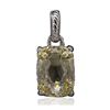 Image 1 : 18KT Yellow Gold and Sterling Silver Judith Ripka Pendant