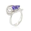 Image 3 : 14KT White Gold 2.08ct Tanzanite and Diamond Ring