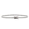 Image 2 : 18KT White Gold 0.90ctw Diamond Tennis Bracelet
